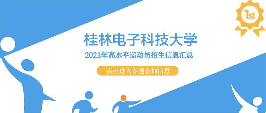 桂林电子科技大学2021年高水平运动员录取资格名单