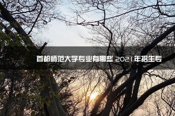 首都师范大学专业有哪些 2021年招生专业一览