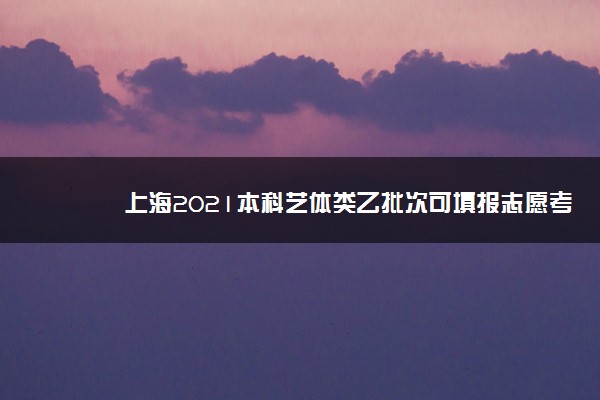 上海2021本科艺体类乙批次可填报志愿考生文化课成绩分布表（器乐）