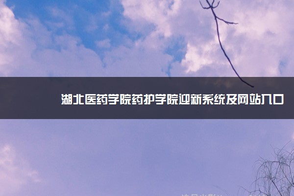 湖北医药学院药护学院迎新系统及网站入口 2021新生入学须知及注意事项