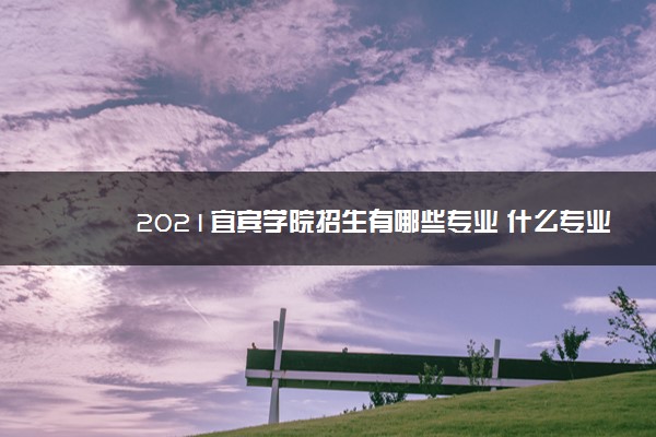 2021宜宾学院招生有哪些专业 什么专业就业好