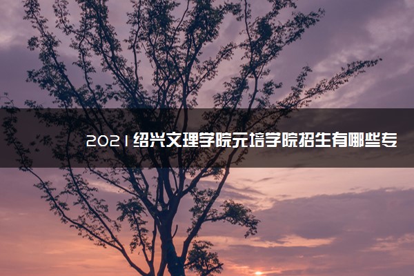 2021绍兴文理学院元培学院招生有哪些专业 什么专业就业好