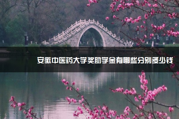 安徽中医药大学奖助学金有哪些分别多少钱 怎么申请评定