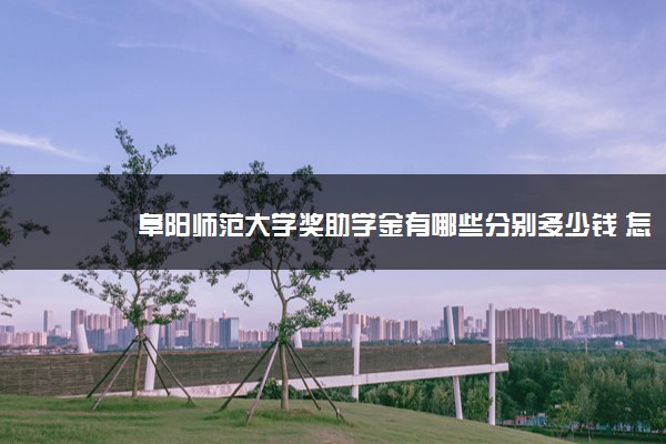 阜阳师范大学奖助学金有哪些分别多少钱 怎么申请评定