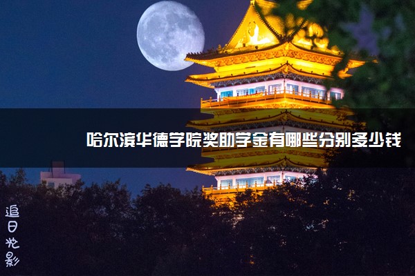 哈尔滨华德学院奖助学金有哪些分别多少钱 怎么申请评定