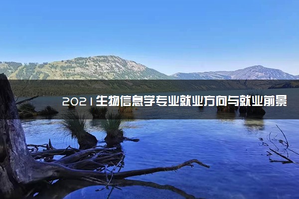 2021生物信息学专业就业方向与就业前景分析