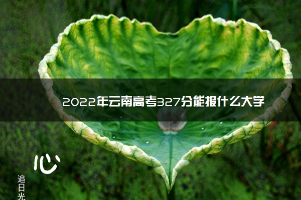 2022年云南高考327分能报什么大学 327分能上哪些院校