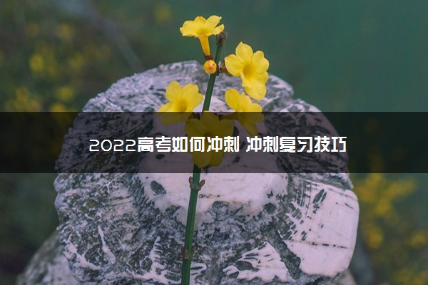 2022高考如何冲刺 冲刺复习技巧