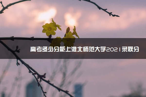 高考多少分能上淮北师范大学2021录取分数线是多少