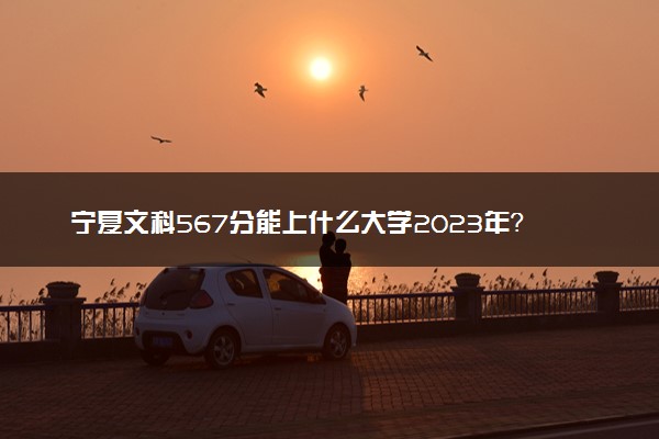 宁夏文科567分能上什么大学2023年？附高考五百六十七分可以报考的学校