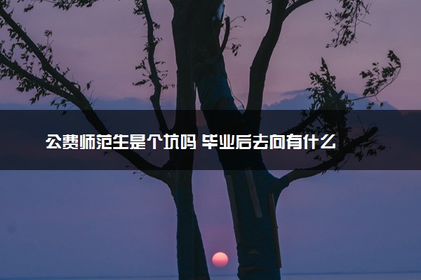 公费师范生是个坑吗 毕业后去向有什么