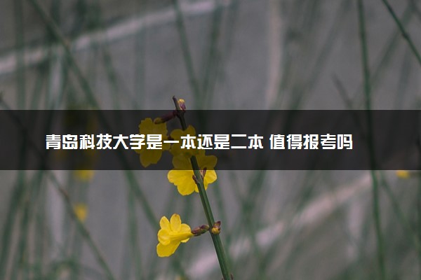 青岛科技大学是一本还是二本 值得报考吗