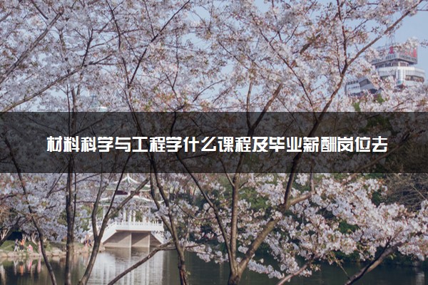 材料科学与工程学什么课程及毕业薪酬岗位去向 就业前景怎么样