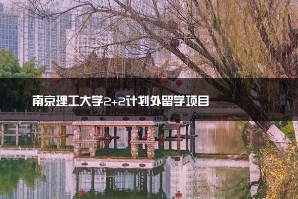南京理工大学2+2计划外留学项目
