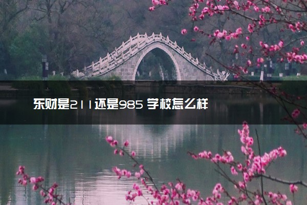 东财是211还是985 学校怎么样