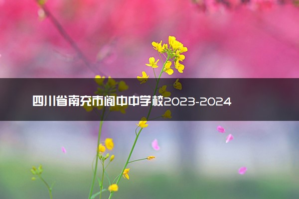 四川省南充市阆中中学校2023-2024学年高三上学期一模考试 理数