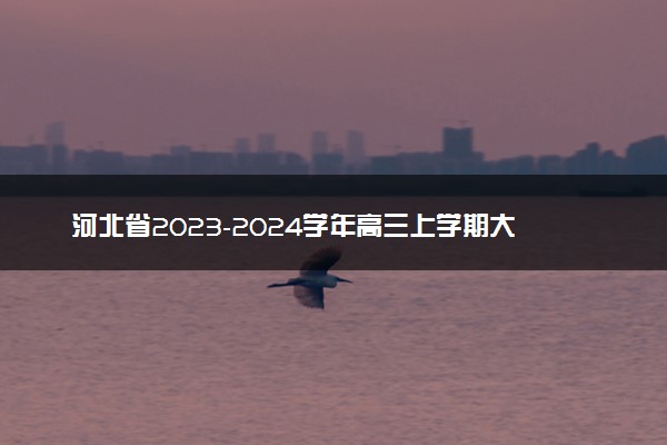 河北省2023-2024学年高三上学期大数据应用调研联合测评（Ⅱ）英语