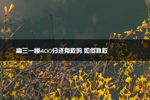 高三一模400分还有救吗 如何补救