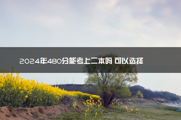 2024年480分能考上二本吗 可以选择什么学校