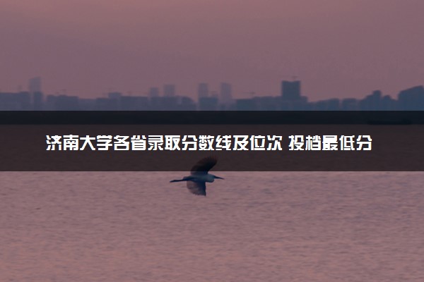 济南大学各省录取分数线及位次 投档最低分是多少(2024年高考参考)