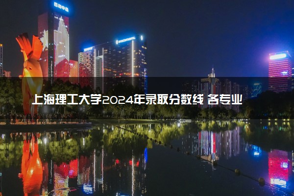 上海理工大学2024年录取分数线 各专业录取最低分及位次