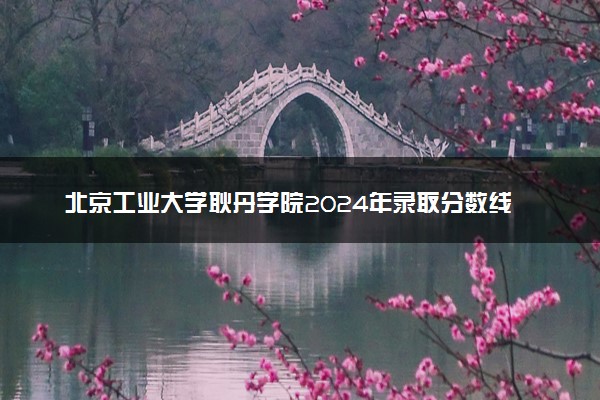 北京工业大学耿丹学院2024年录取分数线 各专业录取最低分及位次