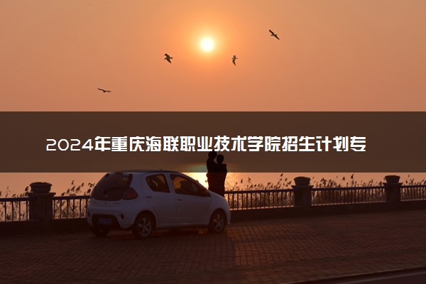 2024年重庆海联职业技术学院招生计划专业及各省录取分数线位次