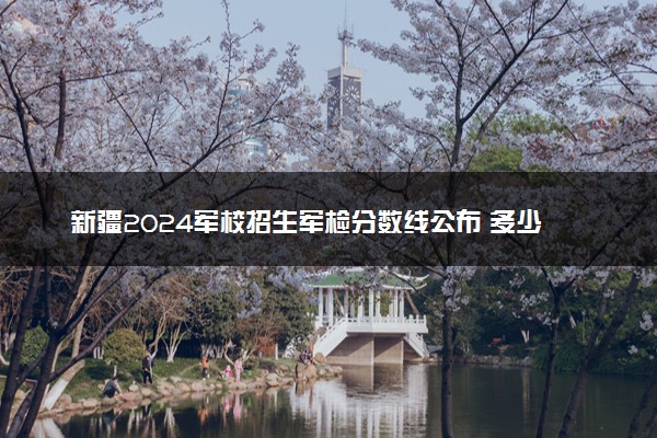 新疆2024军校招生军检分数线公布 多少分能过线