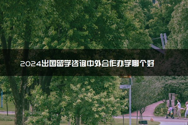 2024出国留学咨询中外合作办学哪个好 一年费用多少