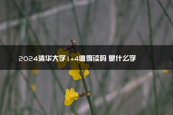 2024清华大学1+4值得读吗 是什么学历