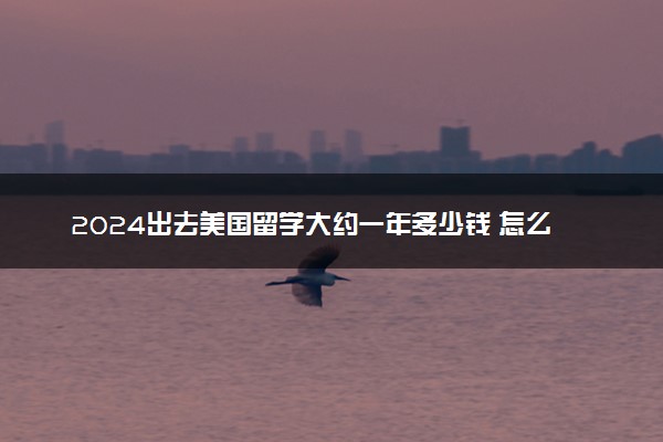 2024出去美国留学大约一年多少钱 怎么省钱