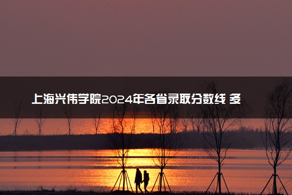 上海兴伟学院2024年各省录取分数线 多少分能考上