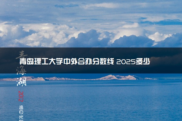 青岛理工大学中外合办分数线 2025多少分能录取