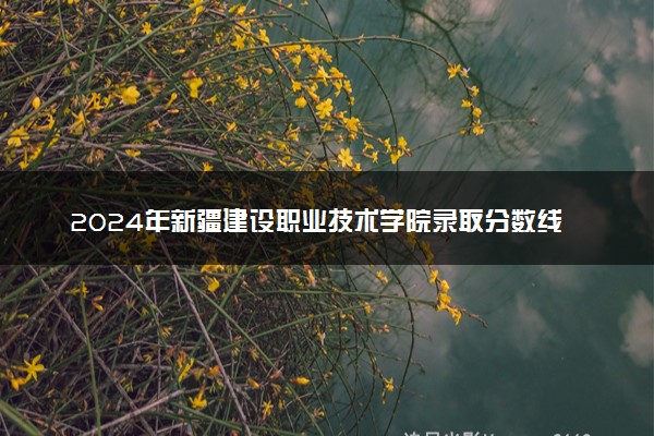 2024年新疆建设职业技术学院录取分数线是多少 各省最低分数线及位次