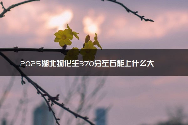 2025湖北物化生370分左右能上什么大学 可以报考的院校名单