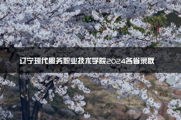 辽宁现代服务职业技术学院2024各省录取分数线及最低位次是多少