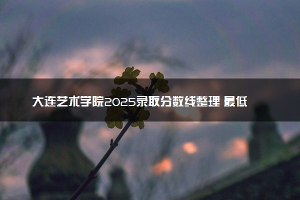 大连艺术学院2025录取分数线整理 最低多少分可以考上