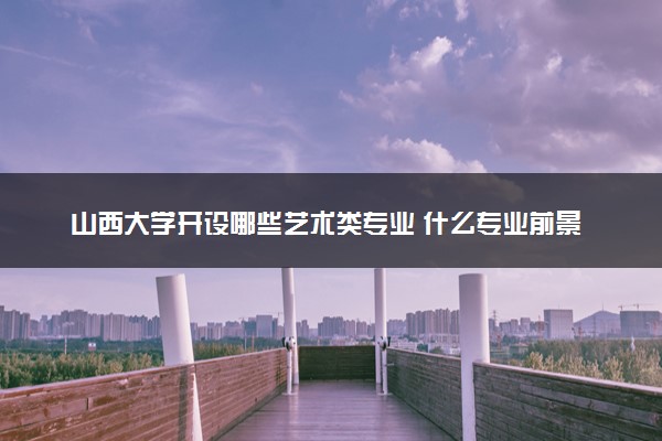 山西大学开设哪些艺术类专业 什么专业前景好