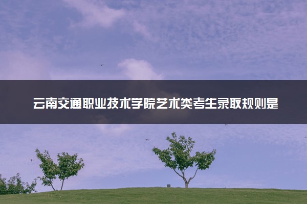 云南交通职业技术学院艺术类考生录取规则是怎样的 有哪些要求