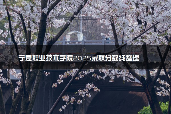 宁夏职业技术学院2025录取分数线整理 最低多少分可以考上