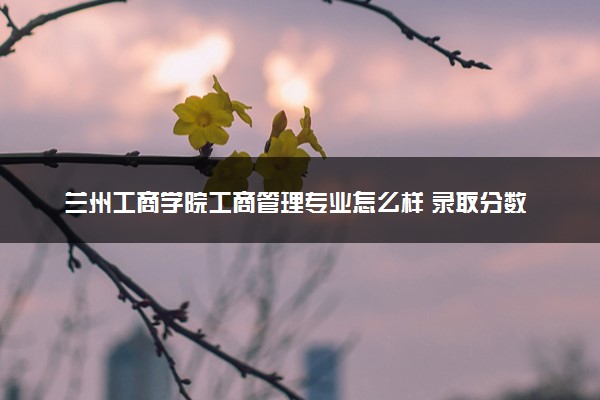 兰州工商学院工商管理专业怎么样 录取分数线多少