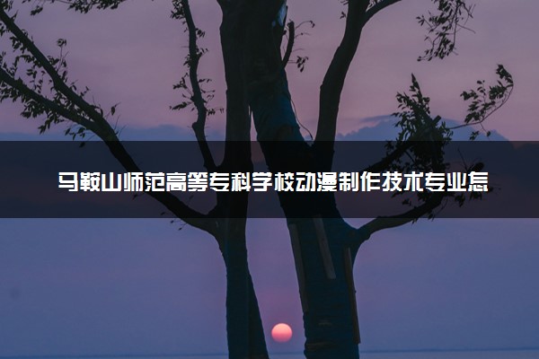 马鞍山师范高等专科学校动漫制作技术专业怎么样 录取分数线多少