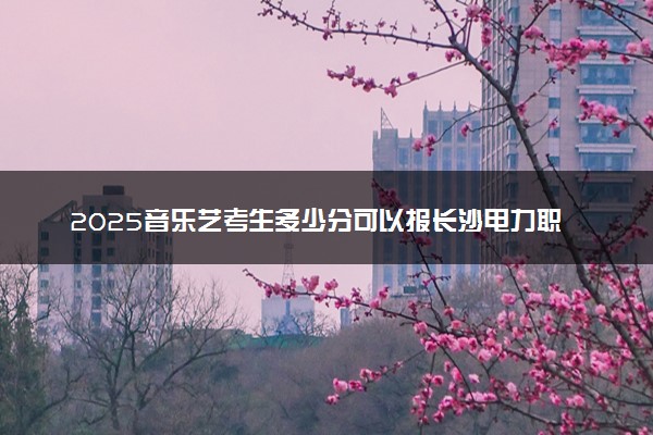 2025音乐艺考生多少分可以报长沙电力职业技术学院