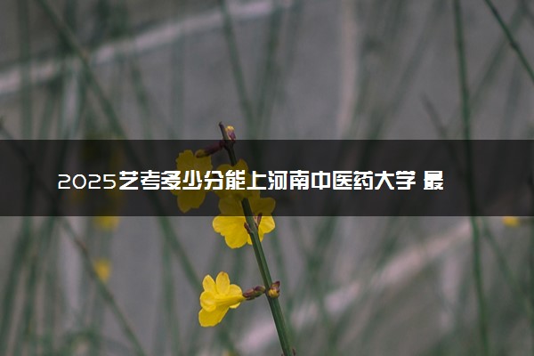 2025艺考多少分能上河南中医药大学 最低分数线是多少