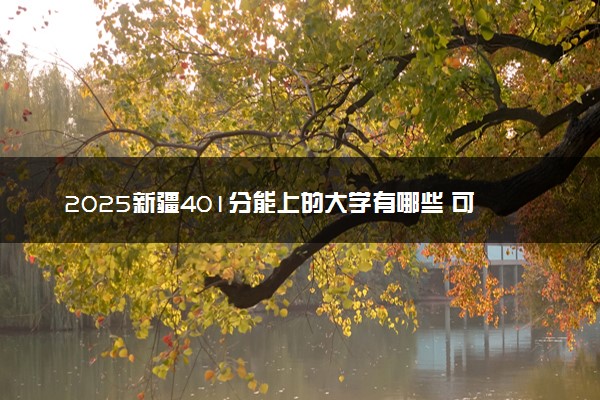 2025新疆401分能上的大学有哪些 可以报考院校名单