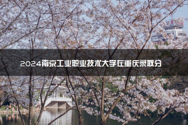 2024南京工业职业技术大学在重庆录取分数线 各专业分数及位次