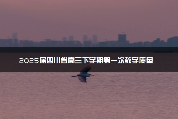 2025届四川省高三下学期第一次教学质量联合测评试题及答案汇总