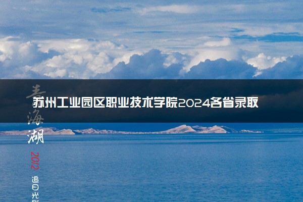 苏州工业园区职业技术学院2024各省录取分数线及最低位次是多少