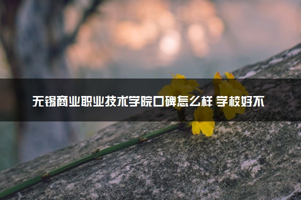 无锡商业职业技术学院口碑怎么样 学校好不好