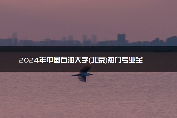 2024年中国石油大学（北京）热门专业全国排名 有哪些专业比较好